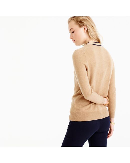 J crew tie neck sweater sale